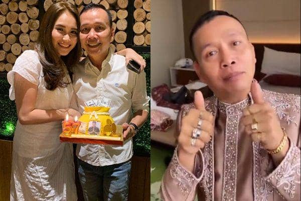 9 Potret Ayah Ayu Ting Ting Pakai Banyak Cincin, Glamor Abis!