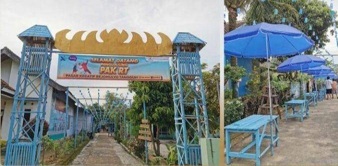 Pasar kreatif Rejomulyo Tangguh (Instagram.com/Pak_rt003)