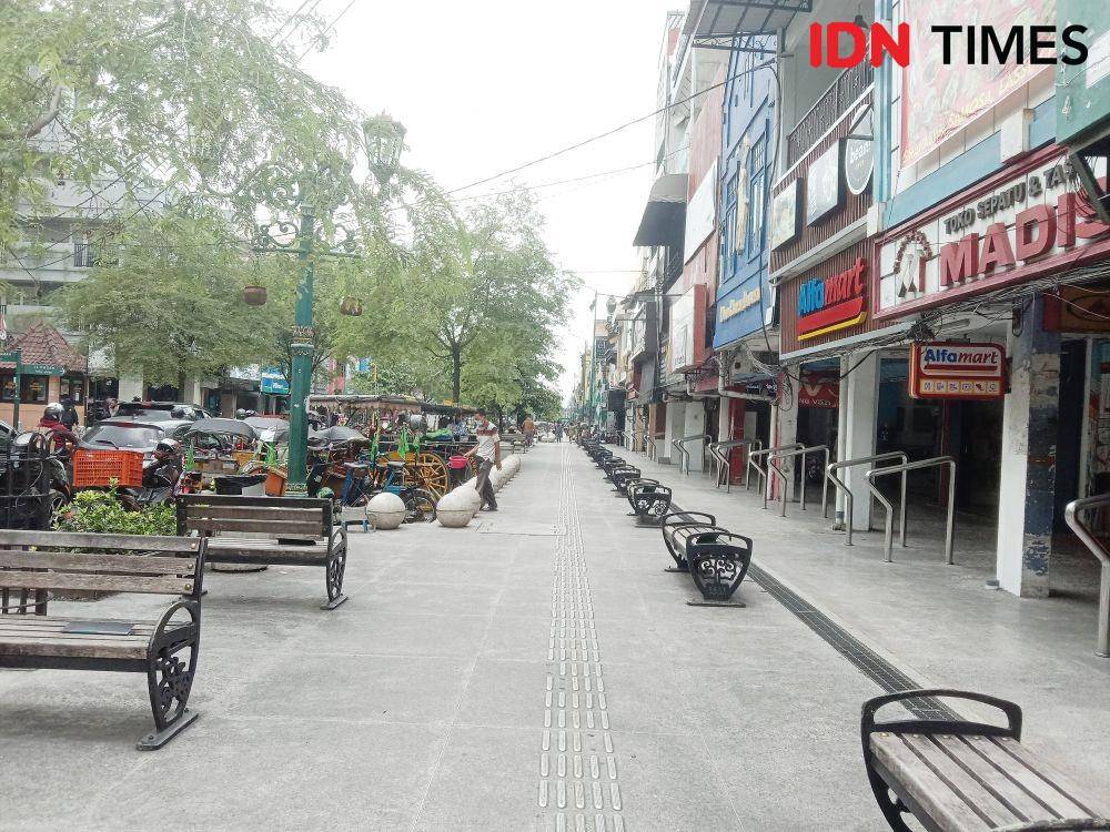 Kondisi Malioboro setelah relokasi PKL (IDN Times/Dyar Ayu)