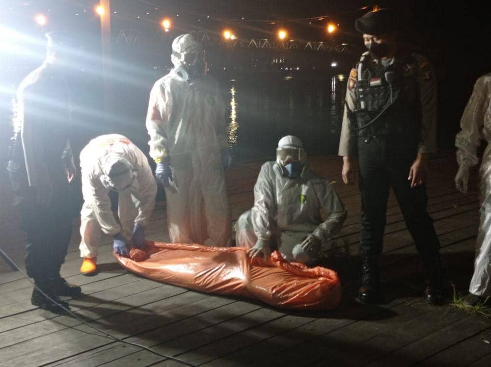Jasad Pemuda Bersimbah Darah Dekat Dermaga Samarinda