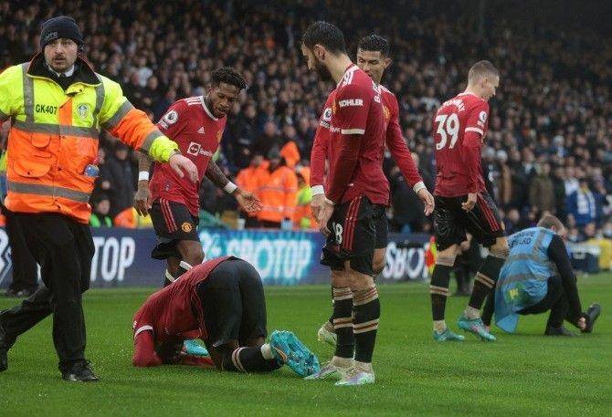 Wonderkid Manchester United, Anthony Elanga, jadi korban pelemparan / The Sun