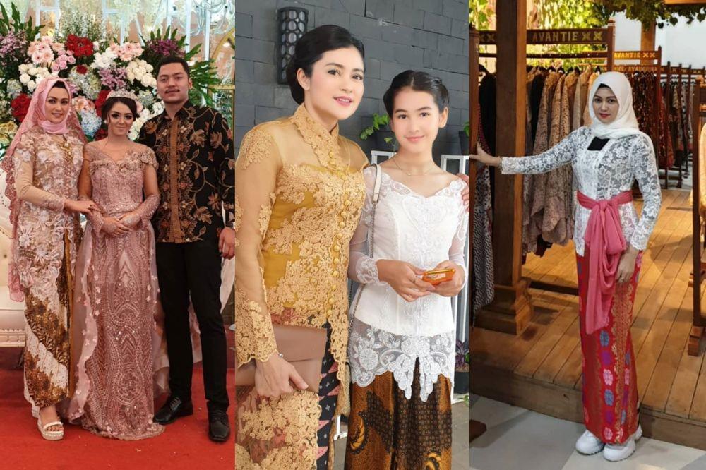 10 Ide Kebaya Ratu Dewi Imasy, Pesinetron Senior yang Awet Muda!