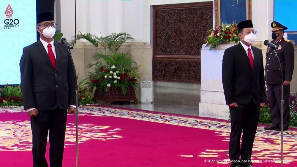 Sah! Jokowi Lantik Andi Widjajanto Jadi Gubernur Lemhanas di Istana