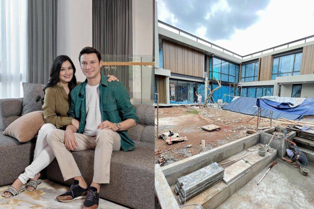 Titi Kamal dan Christian Sugiono beserta rumah barunya (instagram.com/titi_kamall)