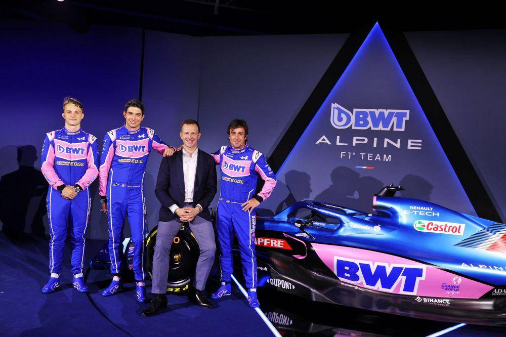 acara peluncuran Alpine A522 (twitter.com/OconEsteban)