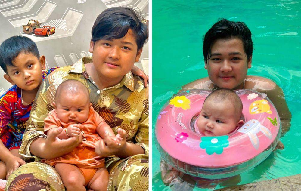 kolase potret Fabian, Fadlikal, dan Fazeela Meshwa (instagram.com/shantydenny)