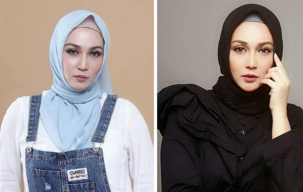 9 Potret Close Up Dina Lorenza, Pesonanya Menolak Tua!