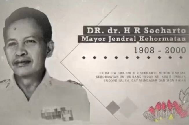 Tangkapan layar - Seminar Dr R Soeharto yang diusulkan sebagai pahlawan nasional. (ANTARA/Desi Purnamawati)