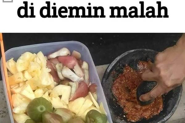 meme gambar makanan (twitter.com/convomfs)