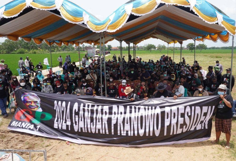 Ratusan Petani Indramayu Dukung Ganjar Jadi Presiden Gantikan Jokowi