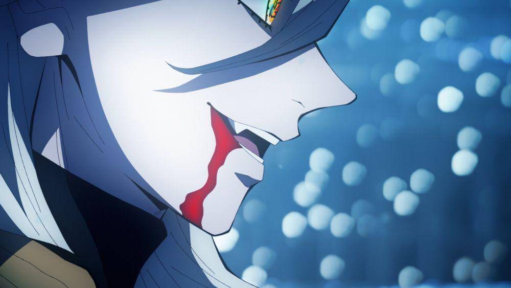 Doma menawarkan Gyutaro untuk menjadi iblis. (dok. ufotable/Demon Slayer: Kimetsu no Yaiba)
