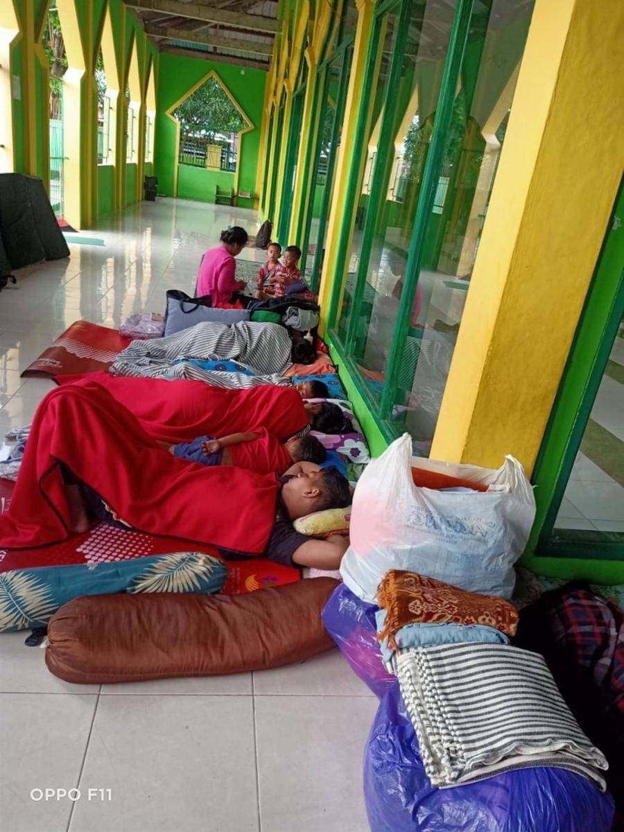 Pengungsi warga terdampak banjir di Kecamatan Manggala. (Dok. Istimewa)