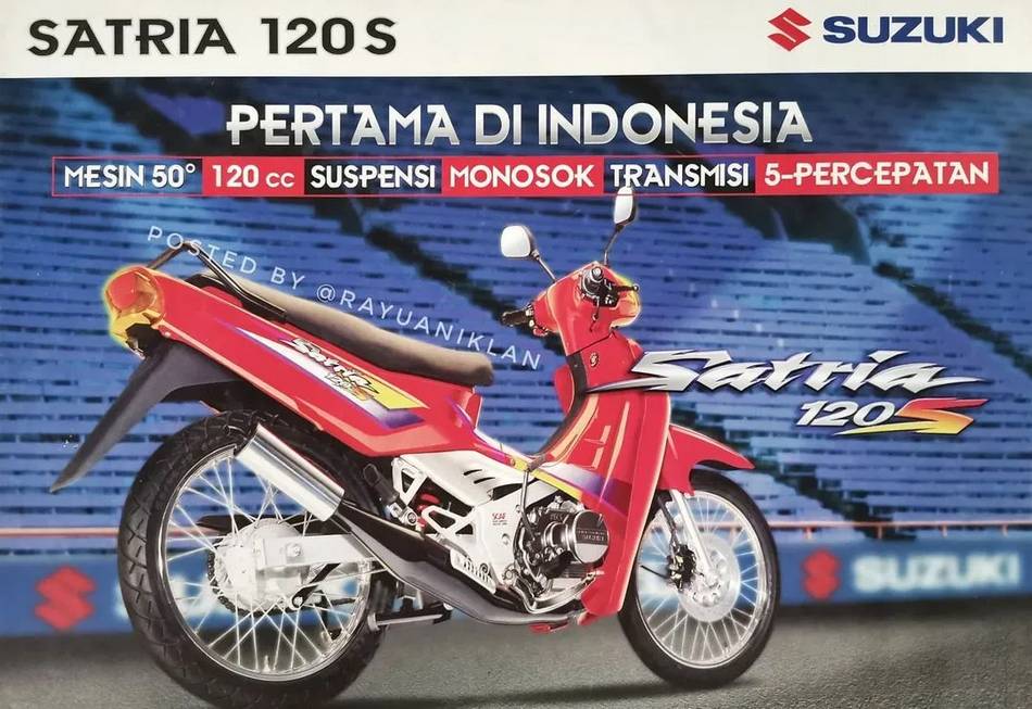 Suzuki Satria 120 S (Instagram/@rayuaniklan)
