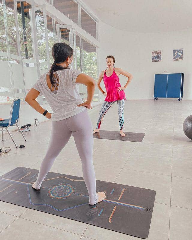 potret Nadine mengikut dance preganancy (instagram.com/jamilatus.sadiyah)