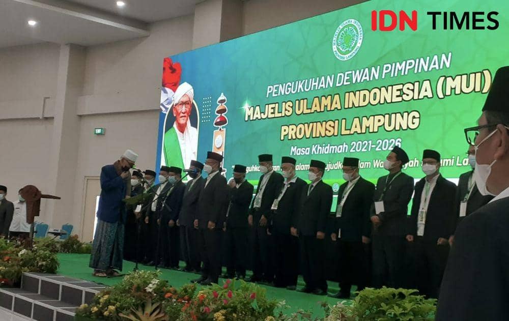 Pengukuhan Pengurus MUI Lampung, Komitmen Islam Sejuk dan Antiradikal