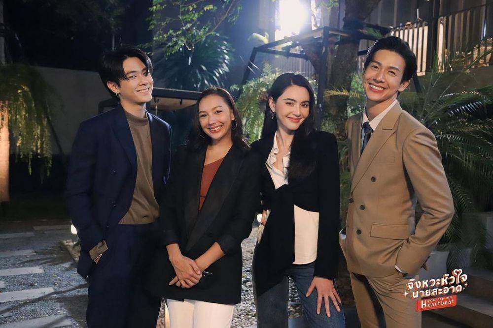Jackie Jackrin bersama pemeran You're My Heartbeat (instagram.com/act9thailand)