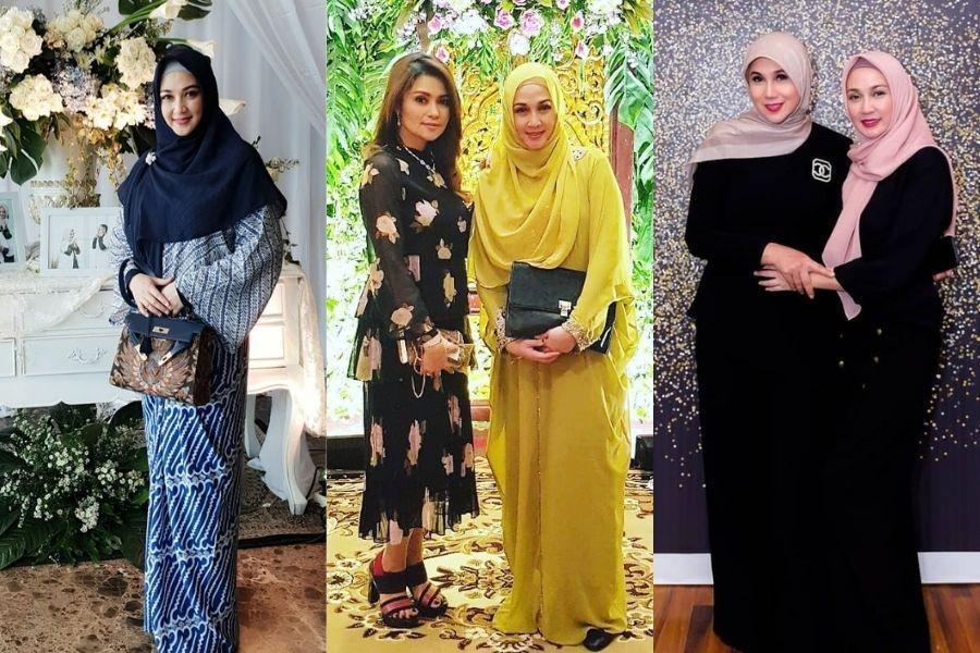 9 Gaya Kondangan ala Dina Lorenza, Pakai Dress bak Princess