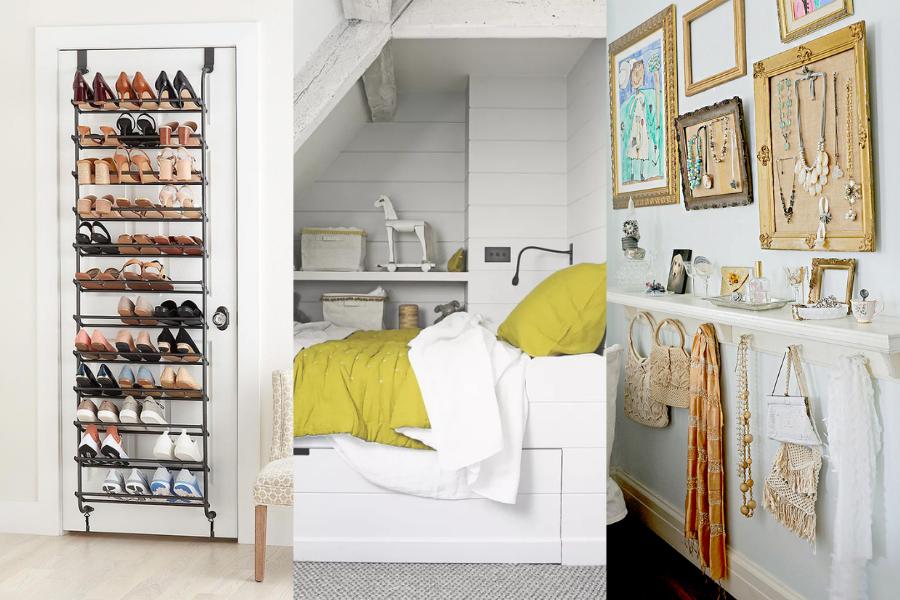 12 Storage Hacks buat Kamar Mungil, Barang-barang Tersimpan Rapi!
