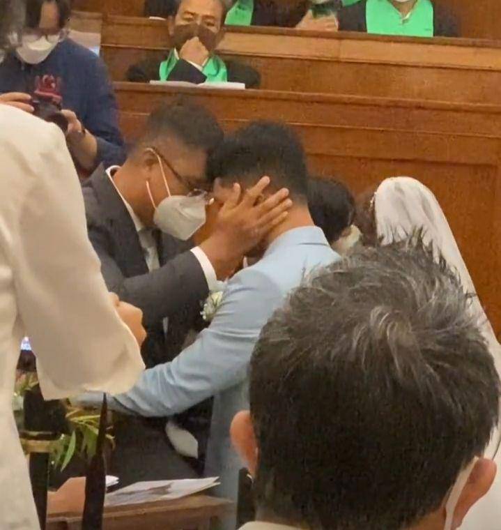 pemberkatan nikah Kristo Immanuel dan Jessica (instagram.com/abibayu)