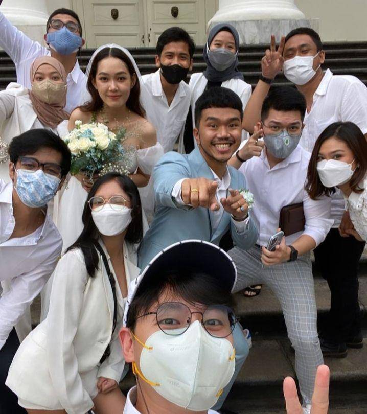 pemberkatan nikah Kristo Immanuel dan Jessica (instagram.com/abibayu)