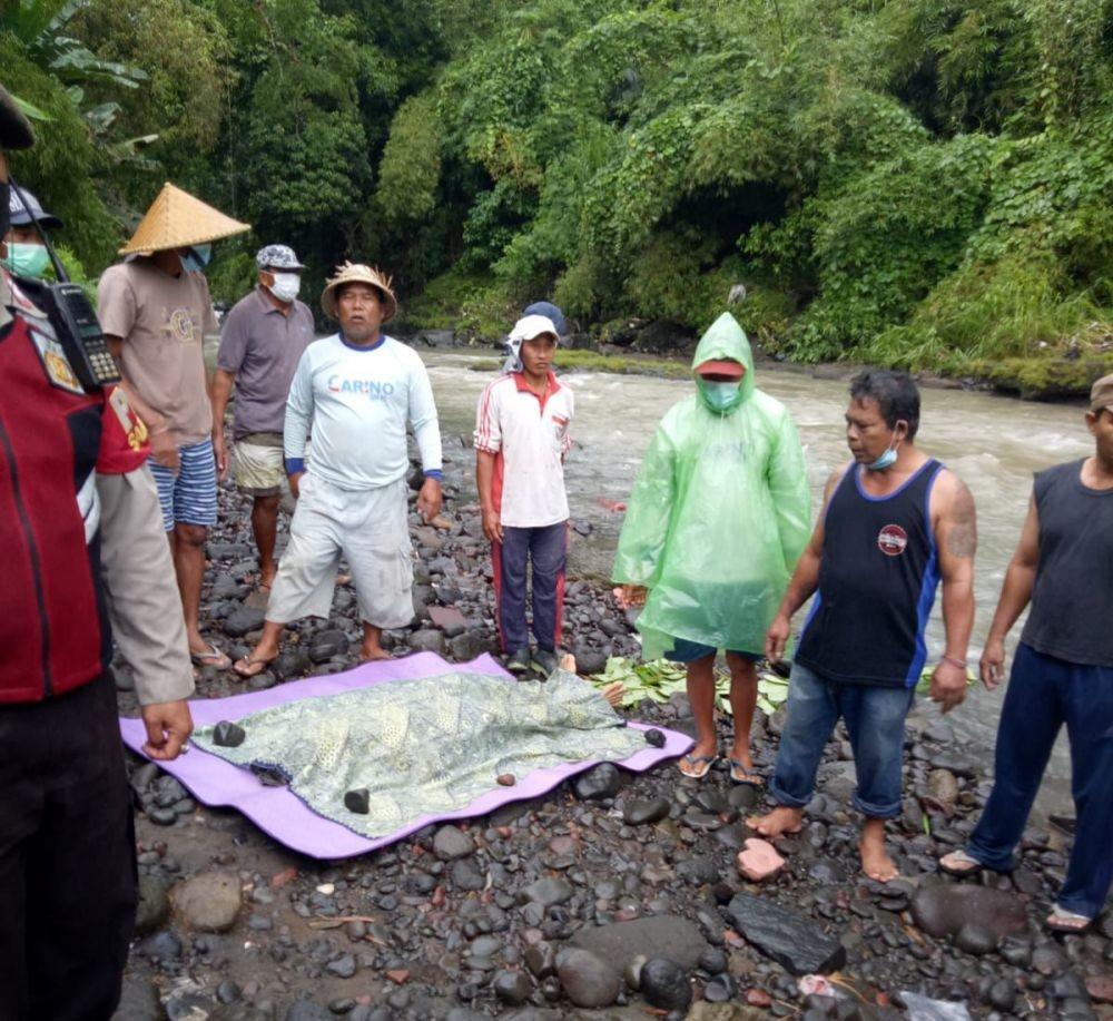 Jasad Nenek Usia 74 Tahun Mengambang di Sungai Yeh Empas Bali