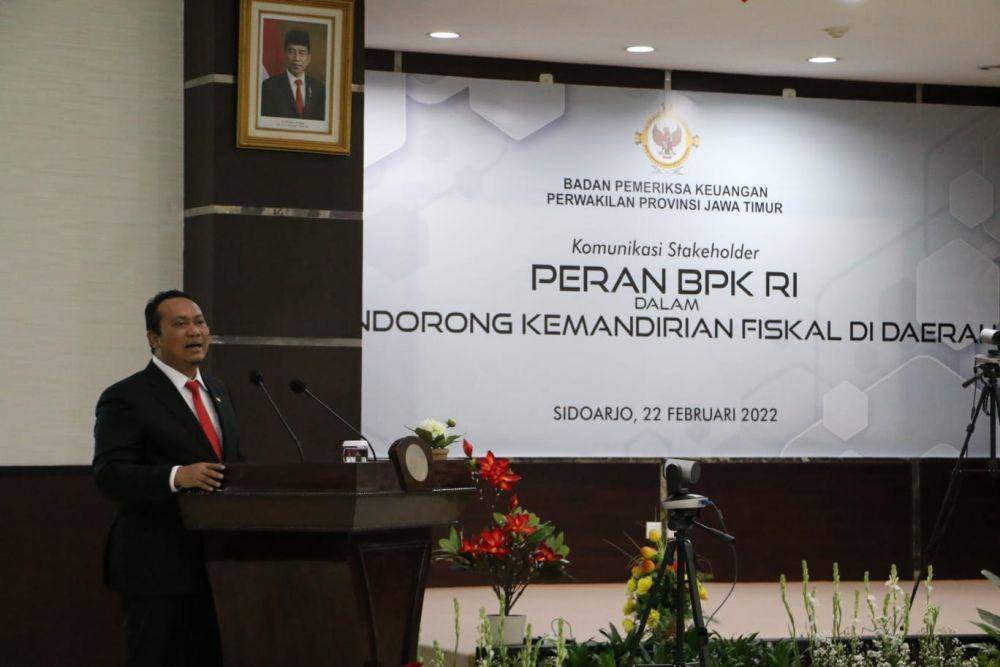 Badan Pemeriksa Keuangan (BPK) perwakilan Jawa Timur menyelenggarakan diskusi dengan kepala daerah di Jawa Timur. (Dok. Pemkab Kediri)