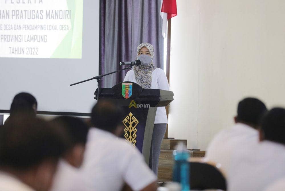 Wakil Gubernur Lampung, Chusnunia Chalim mendorong pendamping desa dan pendamping lokal desa (PLD) menjadi agen perubahan di masing-masing desa. (IDN Times/Istimewa)
