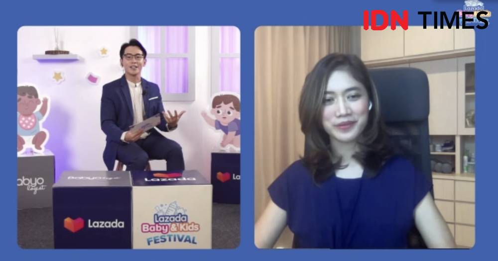 Lazada Baby and Kids Festival Media Gathering. 22 Februari 2022. (IDNTimes/Dina Fadillah Salma)