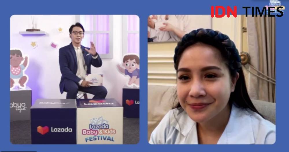 Lazada Baby and Kids Festival Media Gathering. 22 Februari 2022. (IDNTimes/Dina Fadillah Salma)