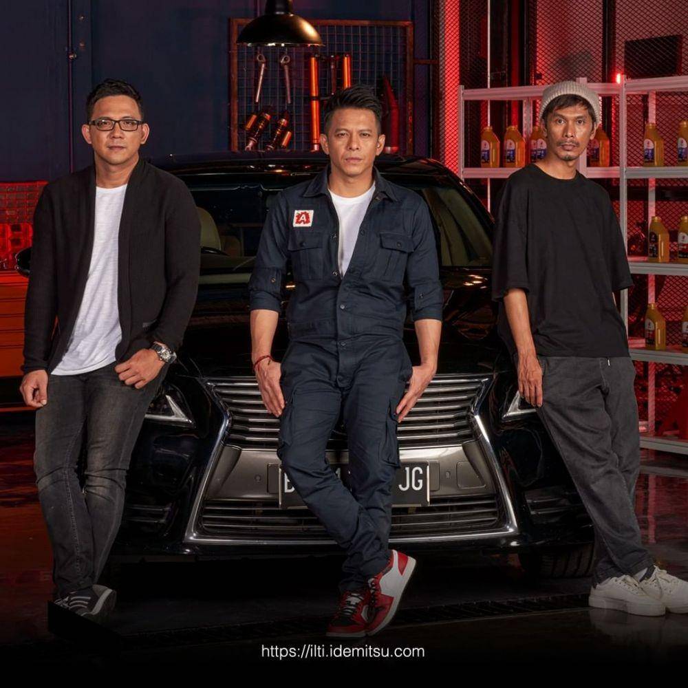 pemotretan NOAH untuk Oli Idemitsu (instagram.com/noah_site)
