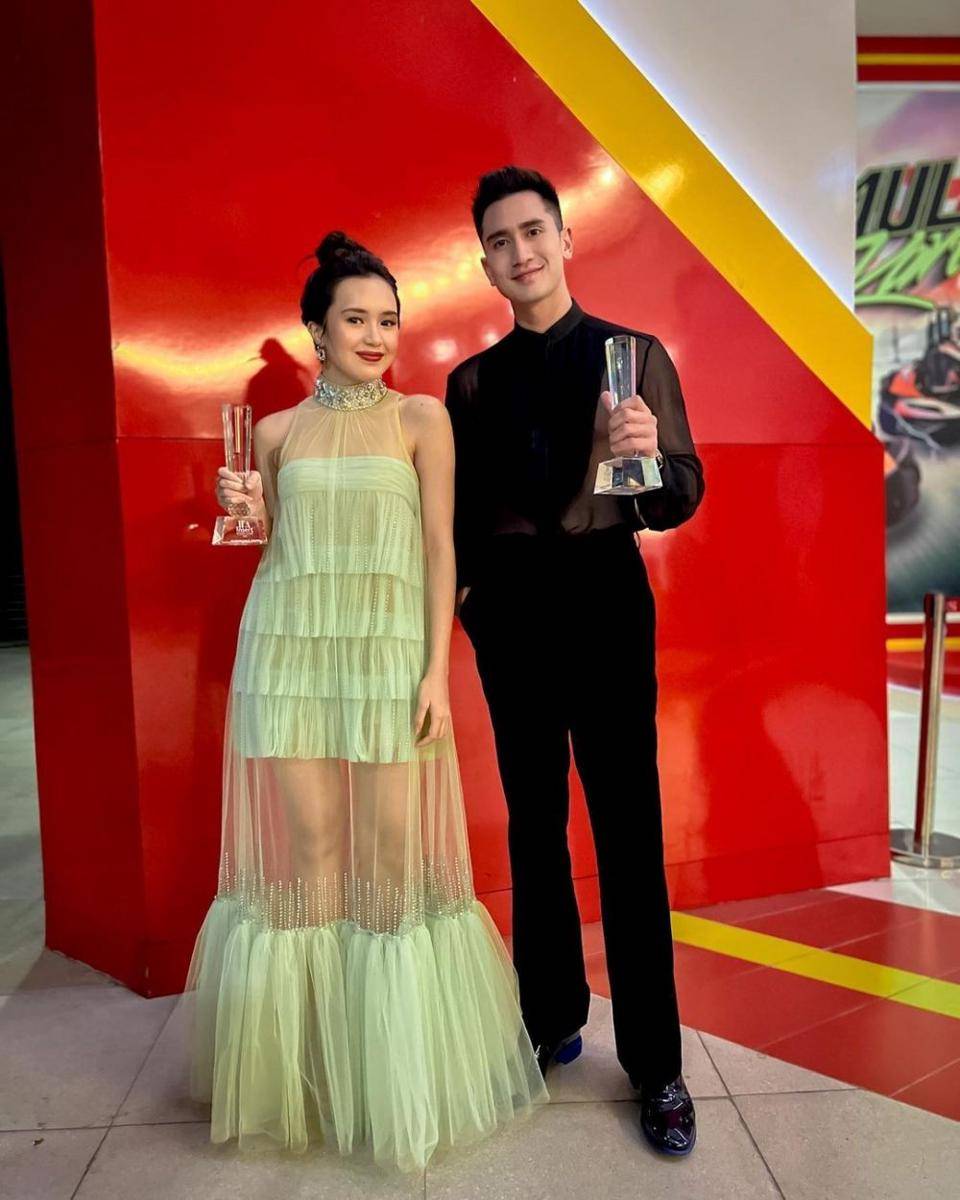 Outfit Beby Tsabina di Insert Fashion Awards 2022. . (instagram.com/bramastavrl)