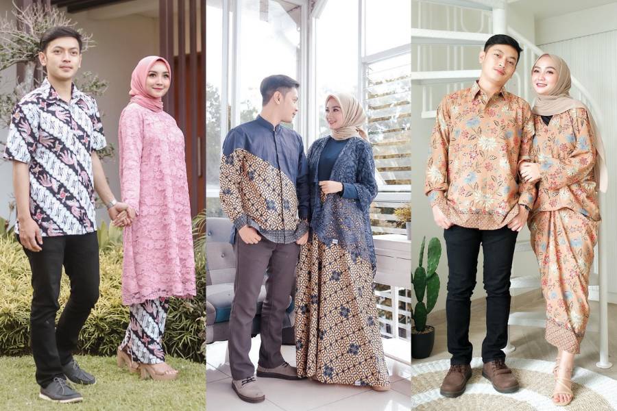 OOTD batik couple ala selebgram Nurul Hikmah Febriany (instagram.com/nurulhikmahfebriany)