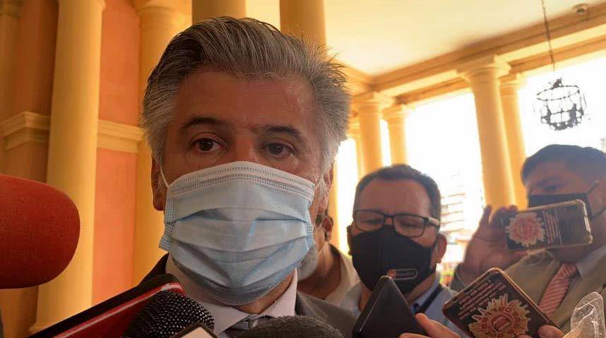 Arnaldo Guizzio saat diwawancarai pers pada Selasa (22/2/2022).(twitter.com/judicialesnet)