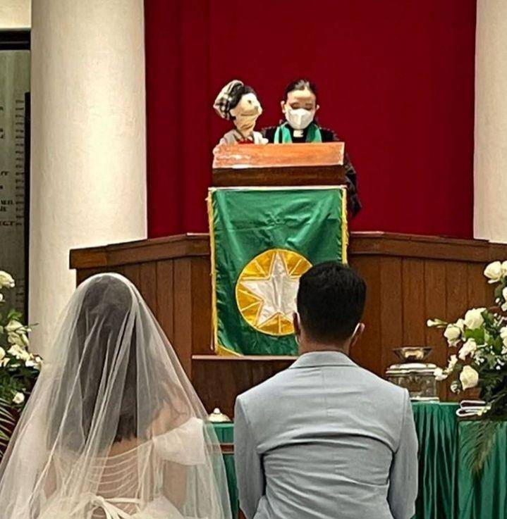 pemberkatan nikah Kristo Immanuel dan Jessica (instagram.com/kristo.immanuel)