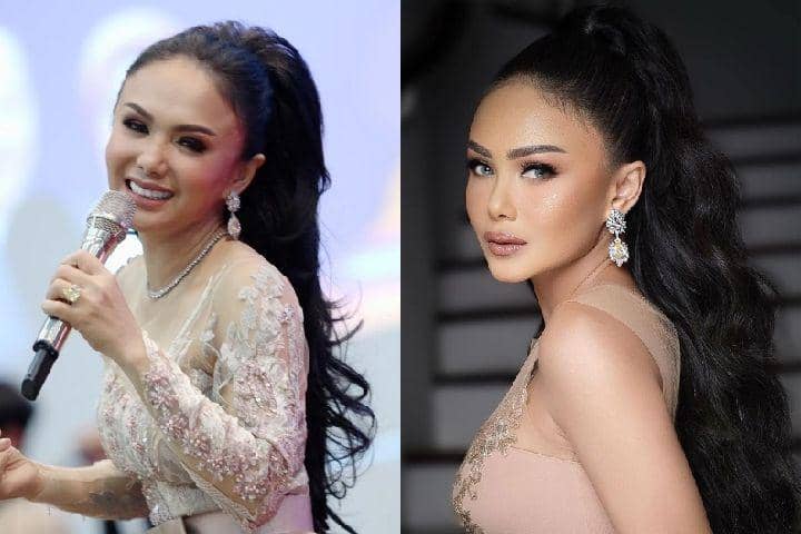 10 Penampilan Yuni Shara dengan Rambut Panjang, Badass!