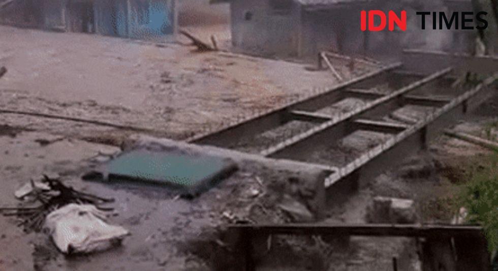 Sungai Cimanuk Meluap, Banjir Bandang Kembali Terjang Garut