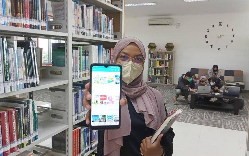Perpustakaan Institut Teknologi Sumatera (ITERA) meluncurkan aplikasi digital E-library ITERA sejak awal 2022. (Dok. ITERA).