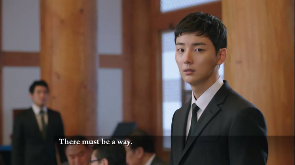 Yoon Shi Yoon di drama Prime Minister & I (youtube.com/KBS WORLD TV)
