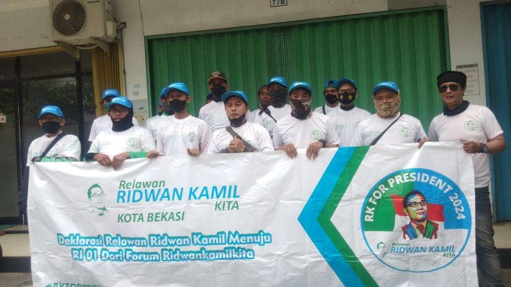 Relawan RidwanKamilKita Bekasi Dukung Ridwan Kamil Maju Capres 2024
