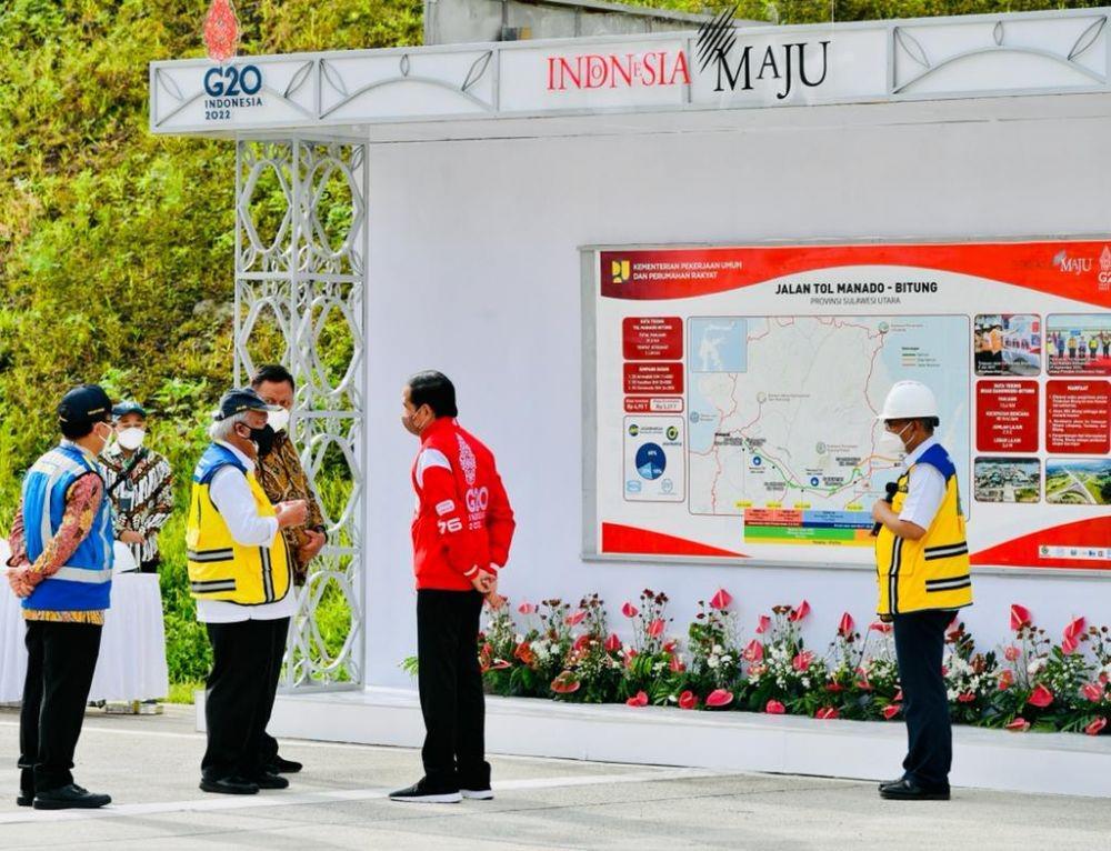 Jokowi Resmikan Tol Manado-Bitung, Waktu Tempuhnya Jadi 35 Menit