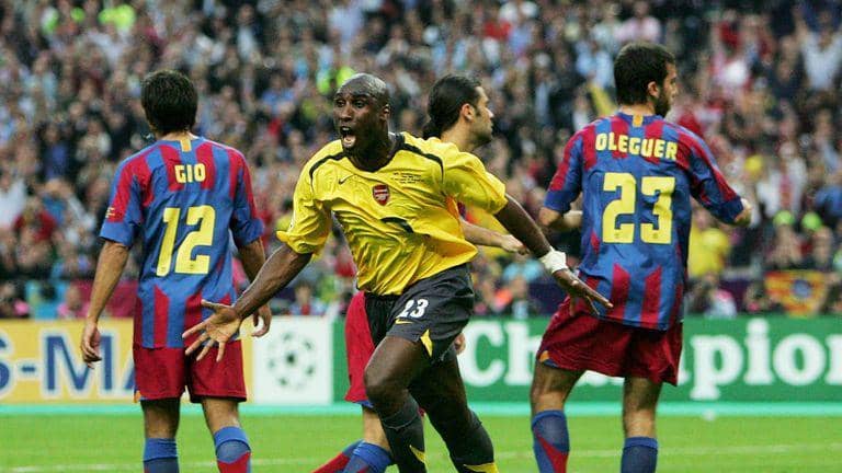 Barcelona berjumpa Arsenal pada laga final Liga Champions 2006. (skysports.com)