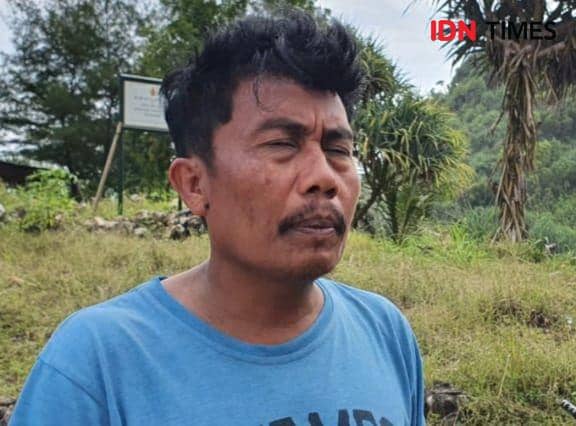 Ketua Pokdarwis Kawasan Pantai Watu Kodok Heru Sumarno. IDN Times/ Daruwaskita