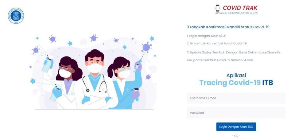 ITB Luncurkan Aplikasi COVID Trak, Lacak Mahasiswa yang Terpapar