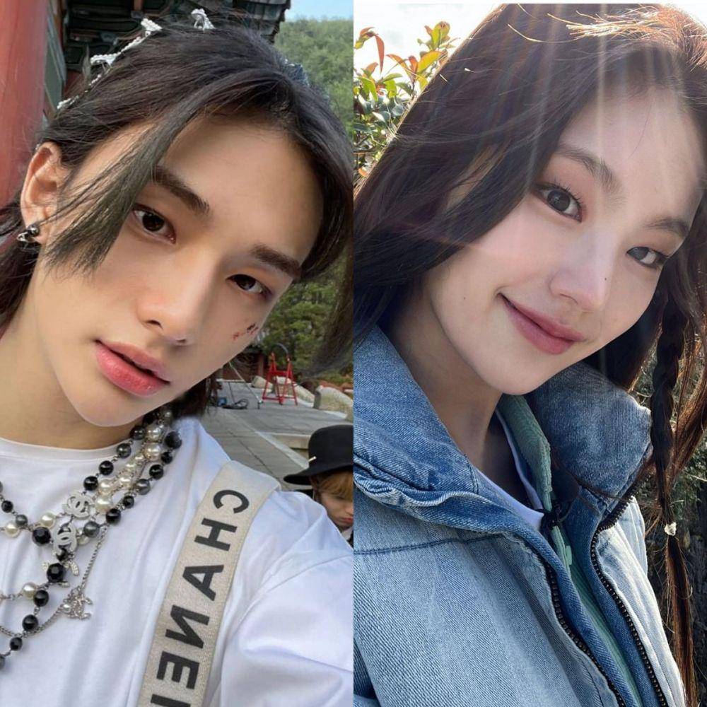 Hyunjin Stray Kids (instagram.com/realstraykids) | Yeji Itzy (instagram.com/itzy.all.in.us)