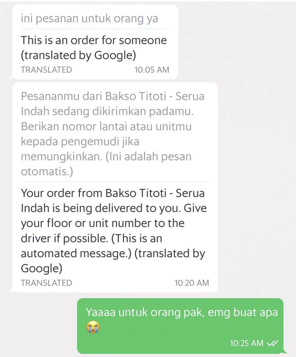 chat salah paham ojek online (twitter.com/olynlynlyn)