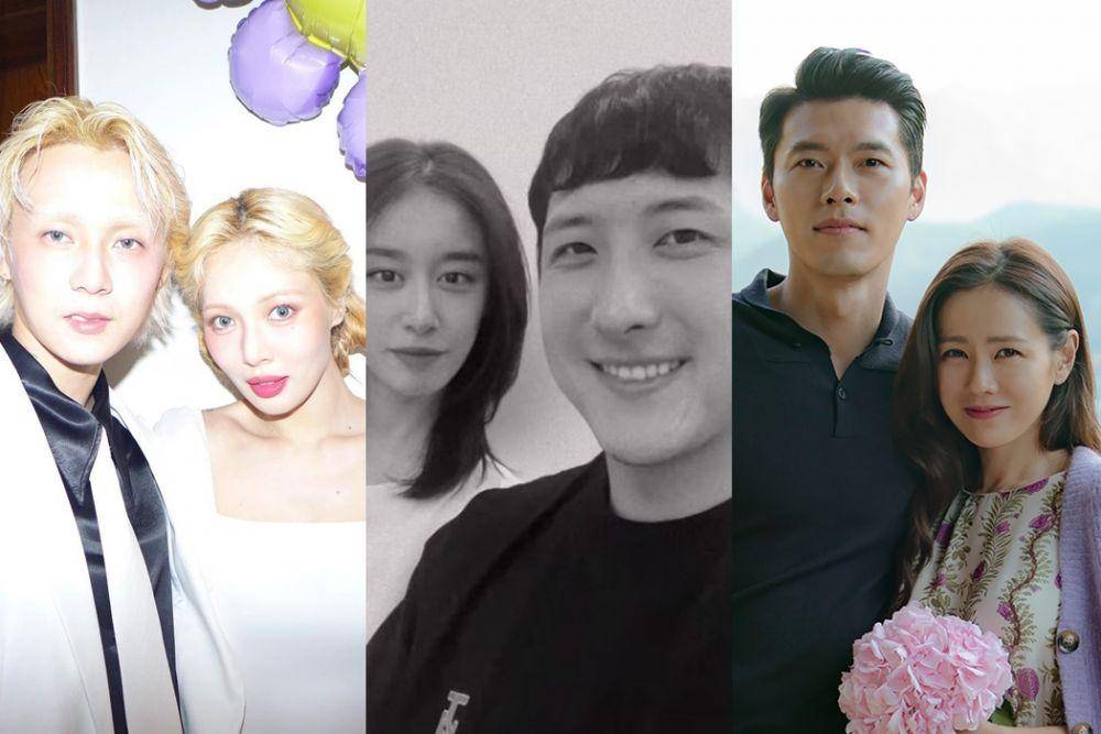 Dawn-HyunA (instagram.com/hyunah_aa) | Jiyeon T-ARA dan Hwang Jae Gyun (instagram.com/jiyeon2__) | Hyunbin dan Son Ye Jin (program.tving.com)