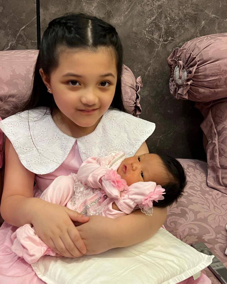 potret Arsy dan Ameena (instagram.com/ashanty_ash)
