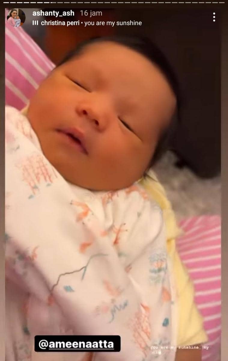 potret Ashanty dan Baby Ameena (instagram.com/ashanty_ash)