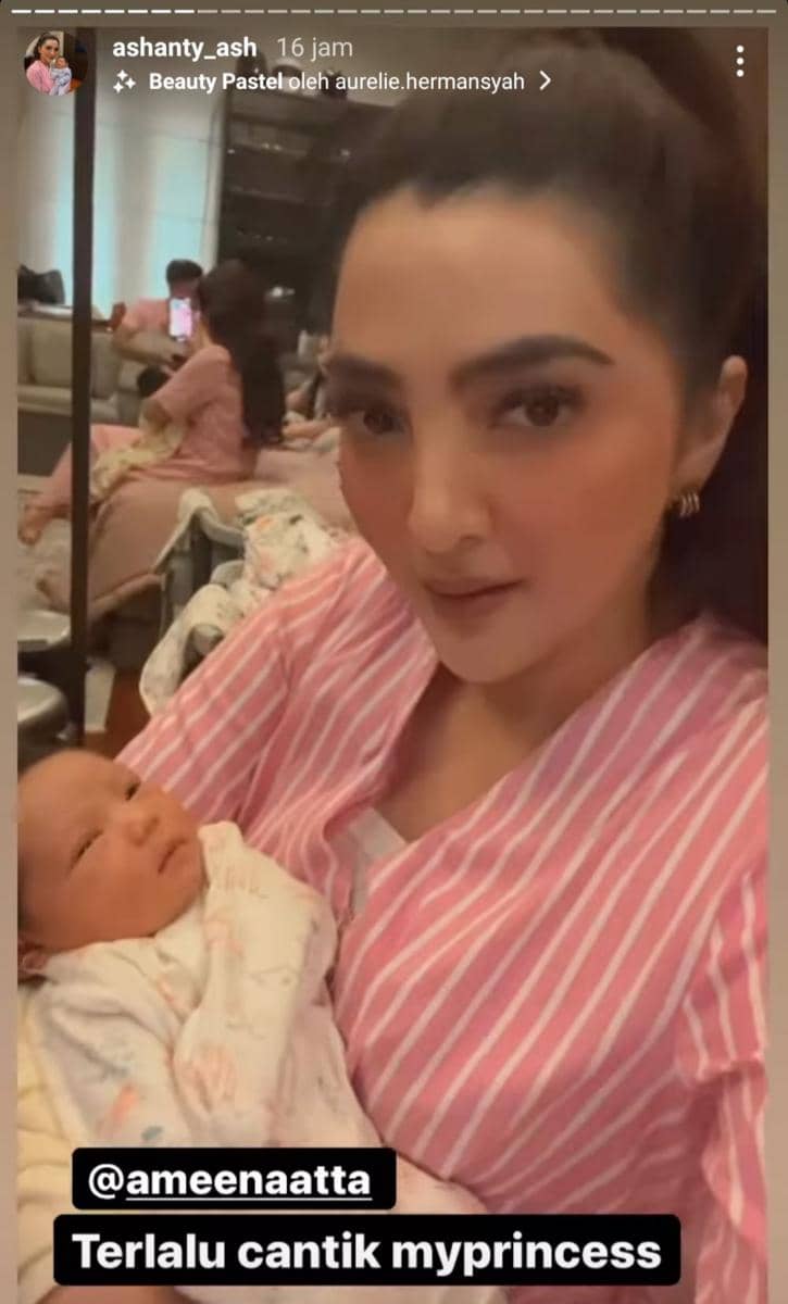 potret Ashanty dan Baby Ameena (instagram.com/ashanty_ash)