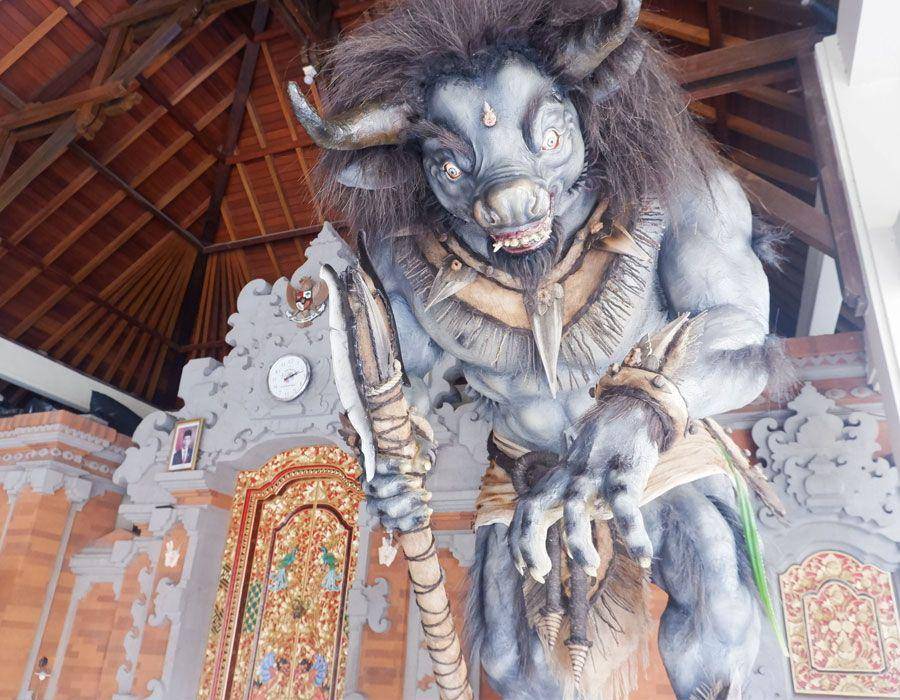 Ogoh-ogoh Mahisasura. (Dok. Pribadi/Ari Budiadnyana)